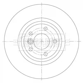 BORG & BECK bbd5434 -  Тормозной диск